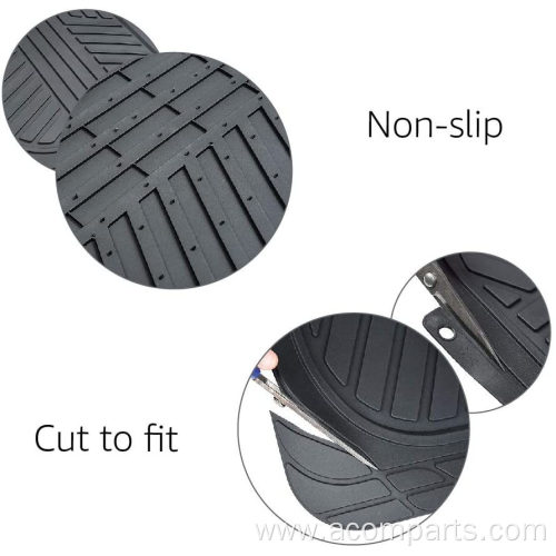 Heavy Duty Front & Rear Rubber Floor Mats